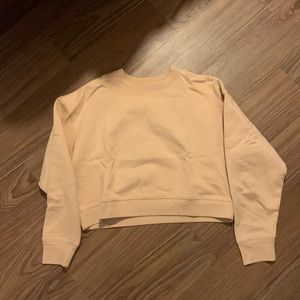 Girlfriend collective cropped sweatshirt, canyon